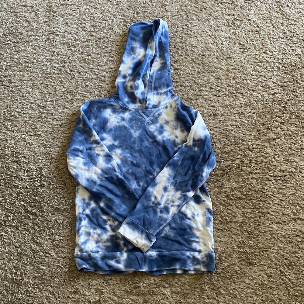 Blue Tye Dye Boys Light Sweatshirt.